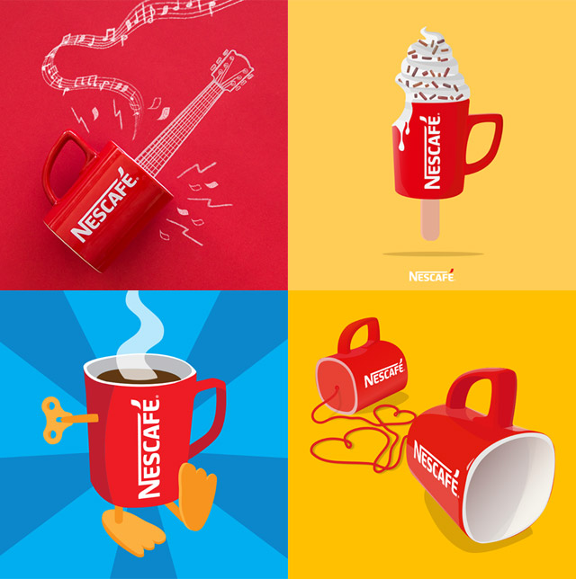 雀巢咖啡（Nescafé）新品牌VI设计