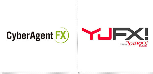 深圳VI设计分享之雅虎日本全新外汇公司YJFX! 新标志