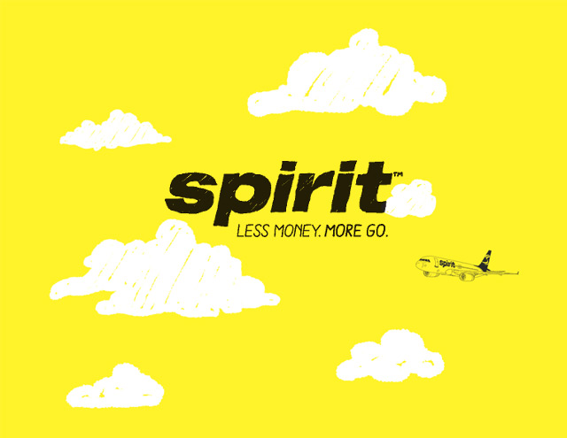 美国精神航空公司（Spirit Airlines）新品牌形象设计----深圳品牌设计