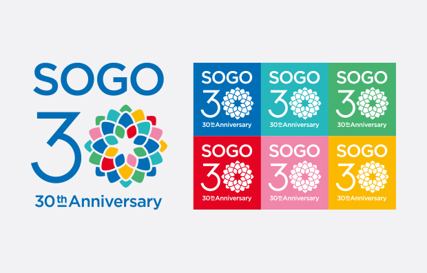 崇光百货（Sogo）30周年标志、吉祥物设计、VI设计分享